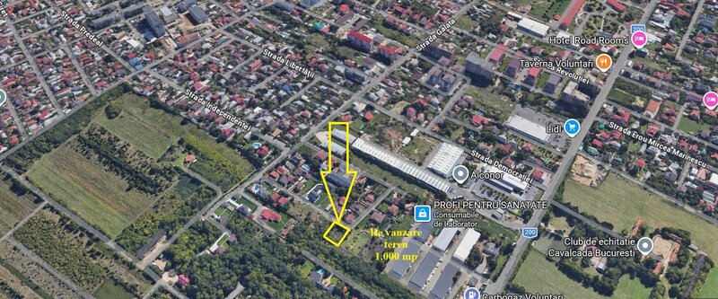 Judetul Ilfov, Oras Voluntari De vanzare teren intravilan, construibil,